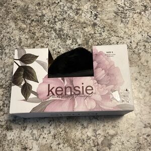 Kensie Black Memory Foam Slippers